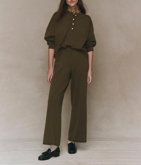 The Rec Sweater Pant - Army